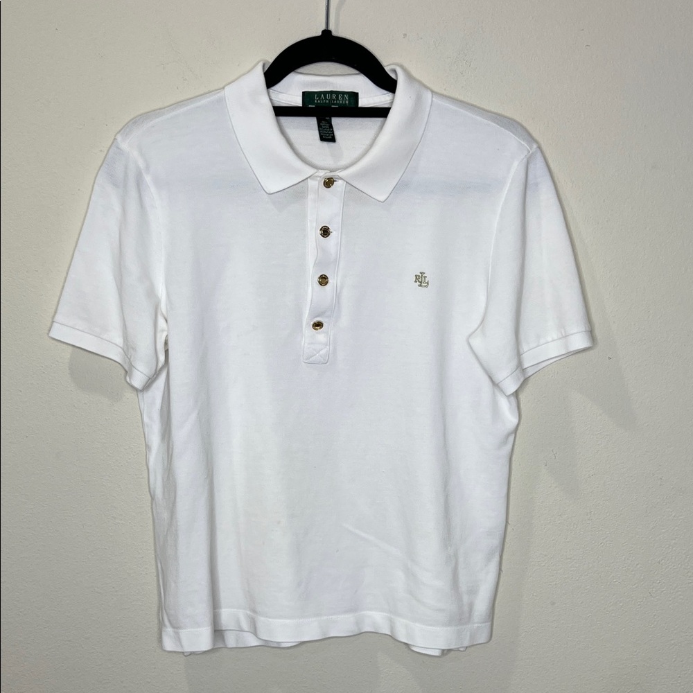 Ralph Lauren White Polo Shirt